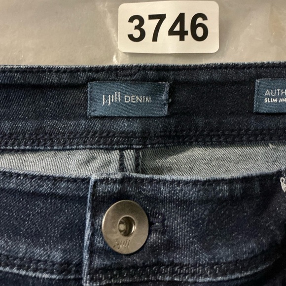 J Jill Authentic Fit Slim ankle Jeans Size Womens Blue Stretch Denim size 14 - Picture 5 of 7